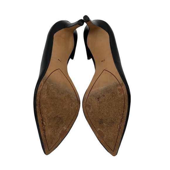 Halogen Black Pointed Toe D’Orsay Heels Size 7 Narrow Women's - Picture 8 of 11